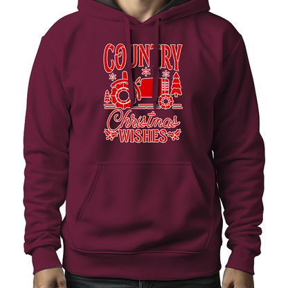 MOLETOM MASCULINO COUNTRY CHRISTMAS WISHES