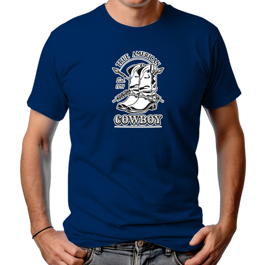 CAMISETA MASCULINA TRUE AMERICAN COWBOY