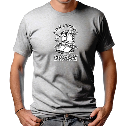 CAMISETA MASCULINA TRUE AMERICAN COWBOY