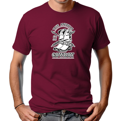 CAMISETA MASCULINA TRUE AMERICAN COWBOY