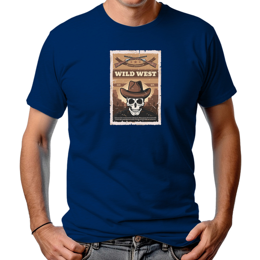 CAMISETA MASCULINA NATIVE AMERICAN WILD WEST
