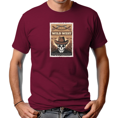 CAMISETA MASCULINA NATIVE AMERICAN WILD WEST