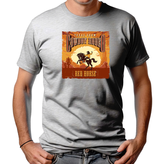 CAMISETA MASCULINA COUNTRY RED HORSE