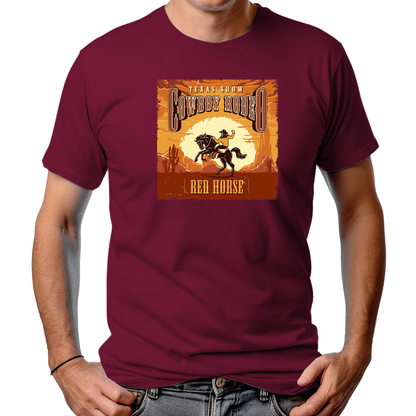 CAMISETA MASCULINA COUNTRY RED HORSE