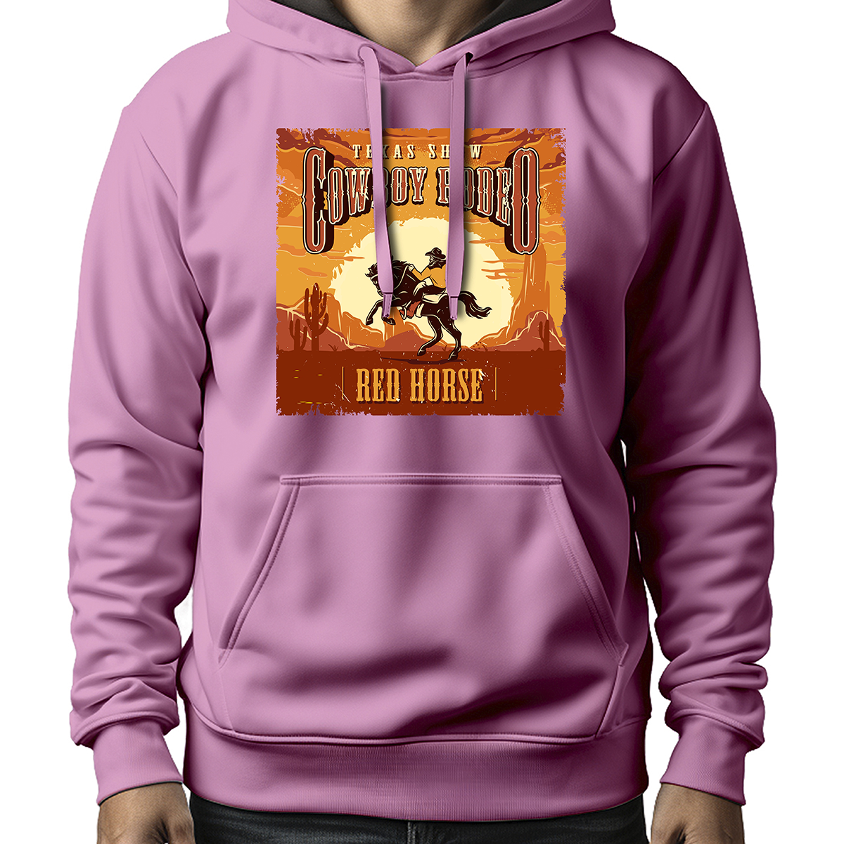 MOLETOM MASCULINO COUNTRY RED HORSE