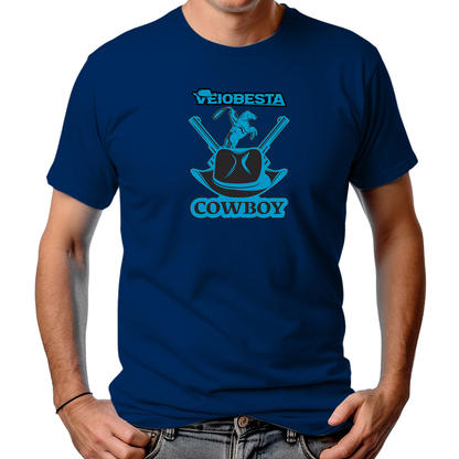 CAMISETA MASCULINA VEIOBESTA COWBOY GUN 2
