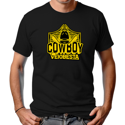 CAMISETA MASCULINA VEIOBESTA COWBOY