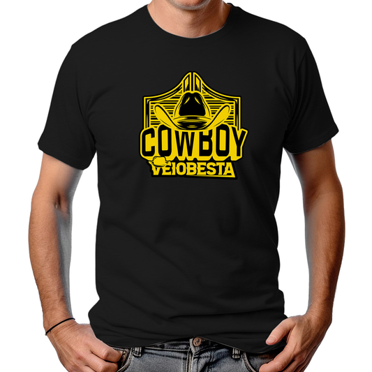 CAMISETA MASCULINA VEIOBESTA COWBOY