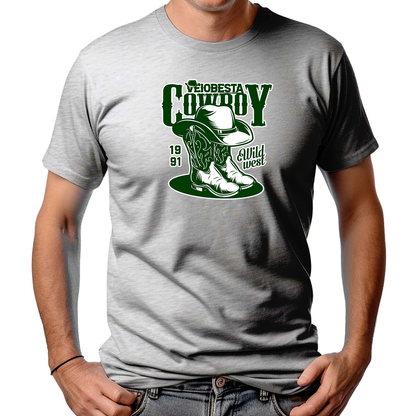 CAMISETA MASCULINA VEIOBESTA 1991 WILD WEST