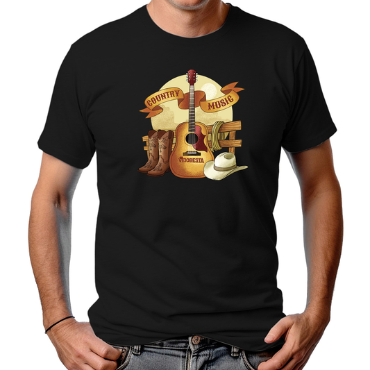 CAMISETA MASCULINA COUNTRY MUSIC 2