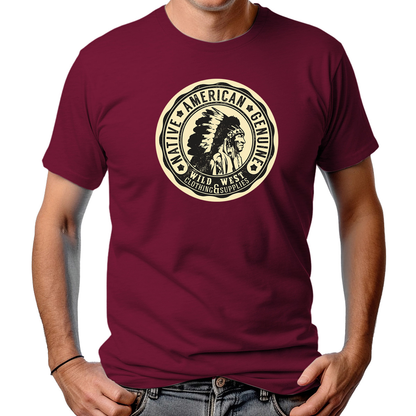 CAMISETA MASCULINA NATIVE AMERICAN GENUINE