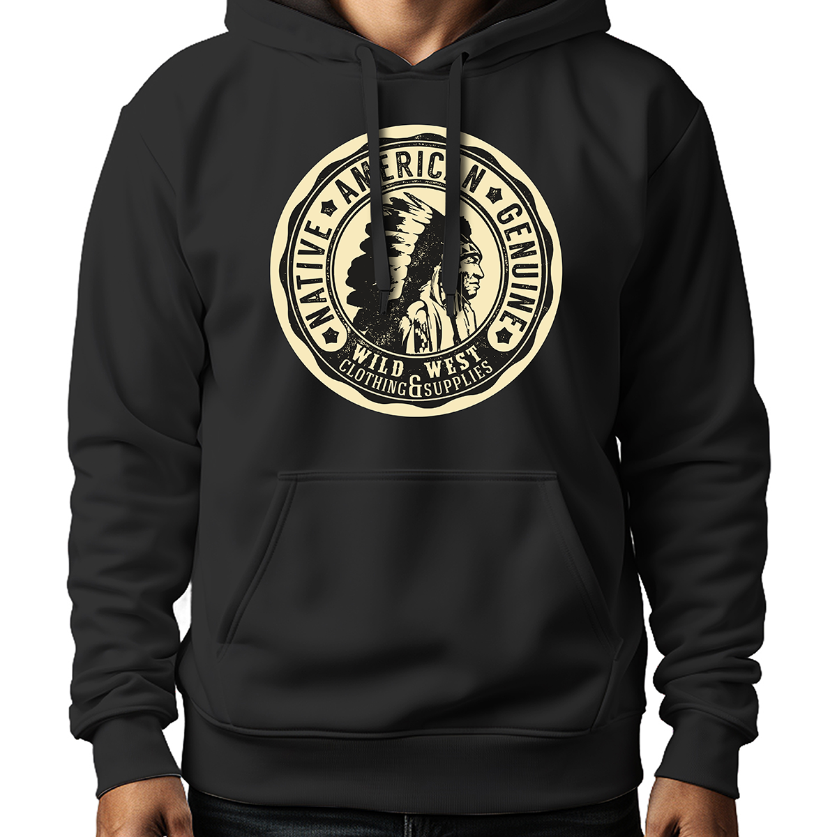 MOLETOM MASCULINO NATIVE AMERICAN GENUINE
