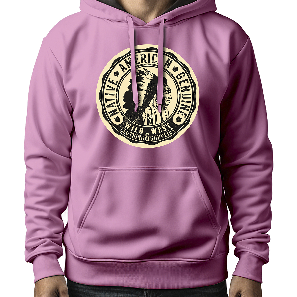 MOLETOM MASCULINO NATIVE AMERICAN GENUINE