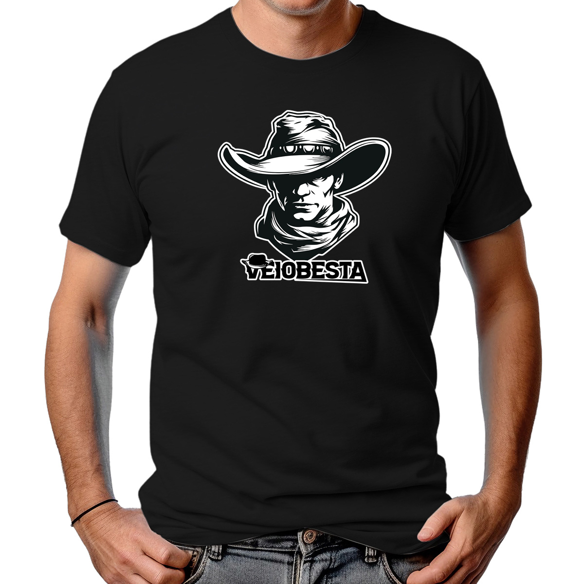 CAMISETA MASCULINA OLD WEST COWBOY