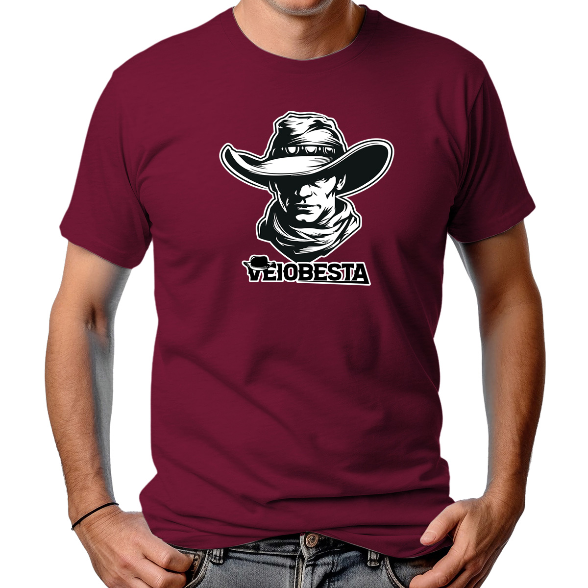 CAMISETA MASCULINA OLD WEST COWBOY