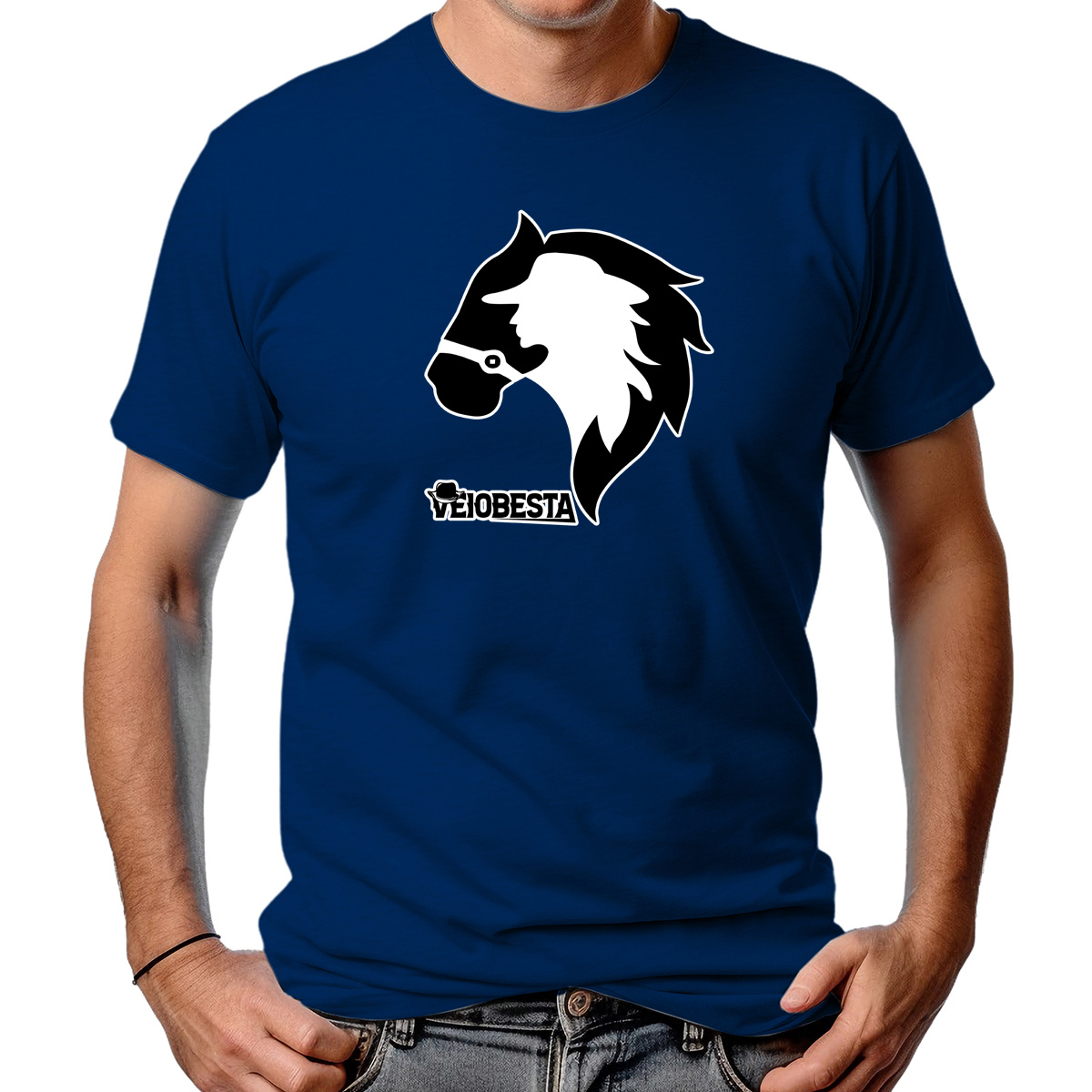 CAMISETA MASCULINA HORSE CREST