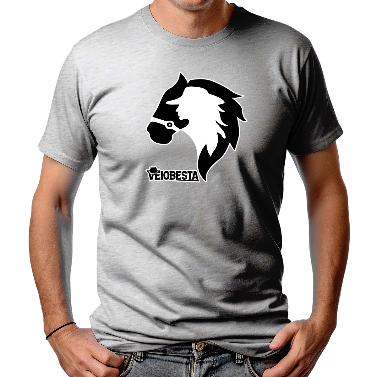 CAMISETA MASCULINA HORSE CREST