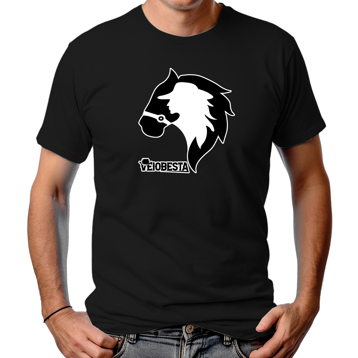 CAMISETA MASCULINA HORSE CREST