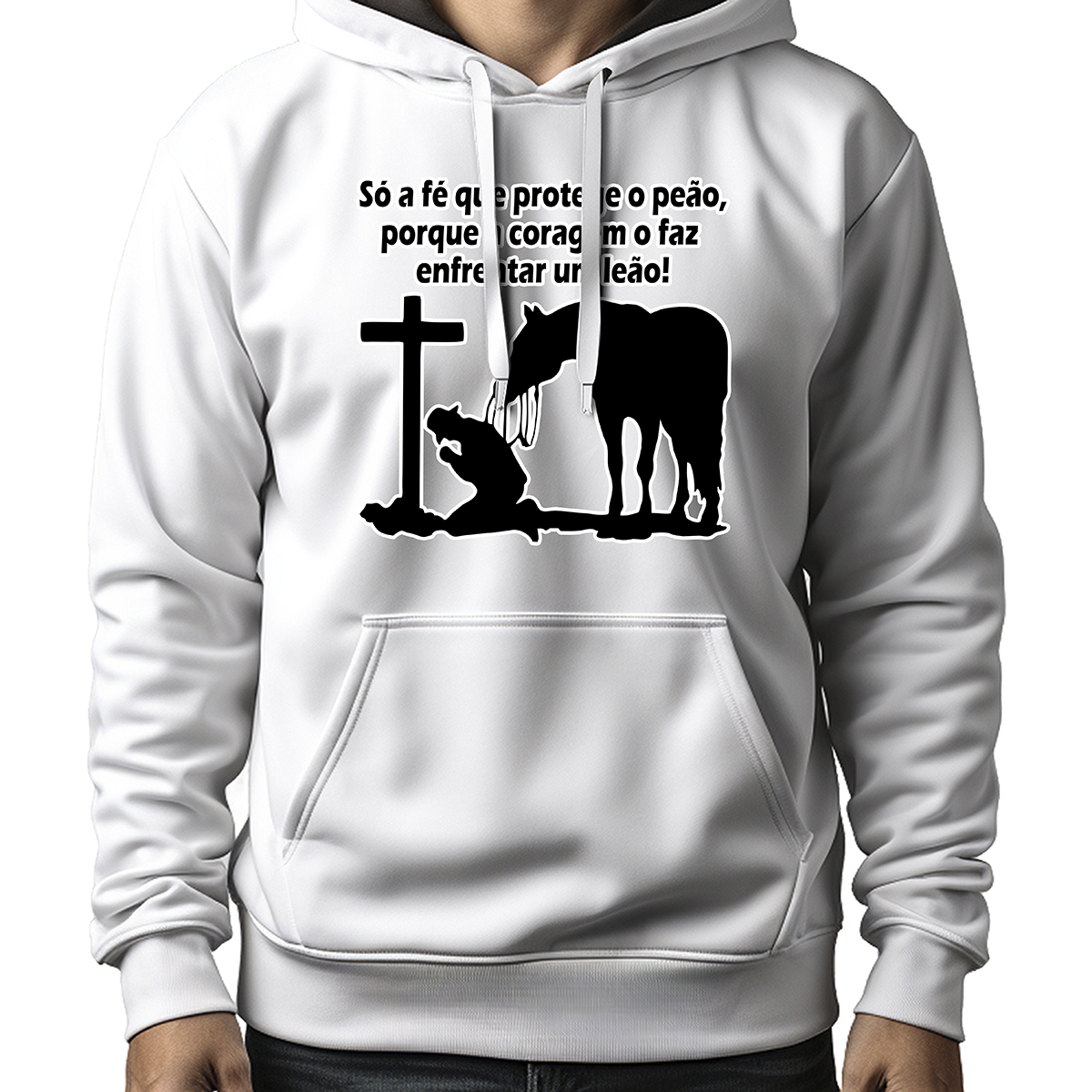 MOLETOM MASCULINO A FÉ PROTEGE
