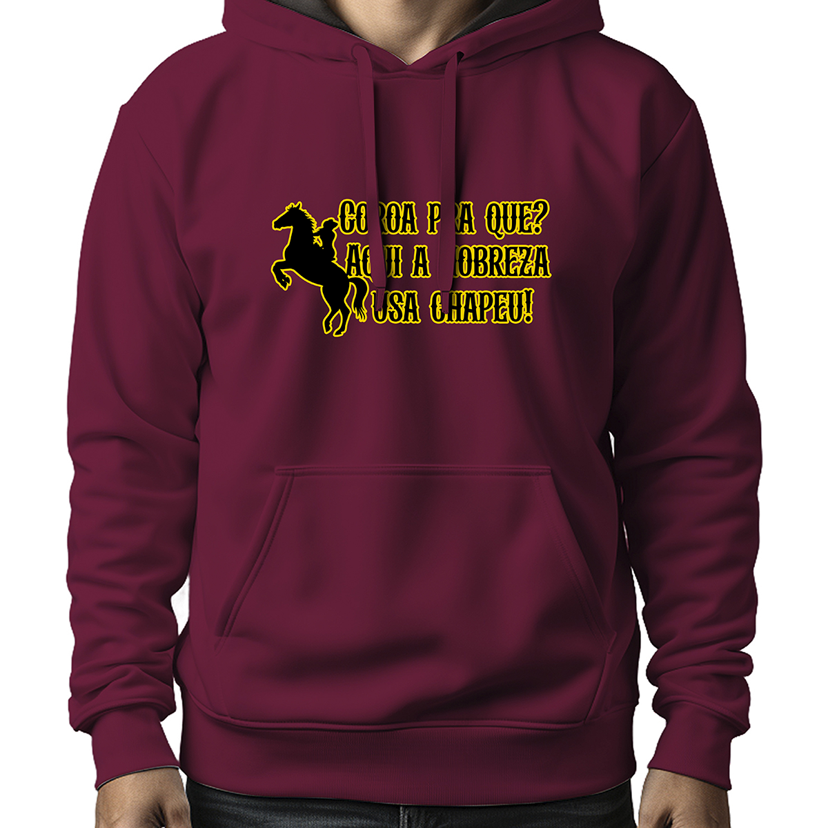 MOLETOM MASCULINO CORDA PRA QUE?