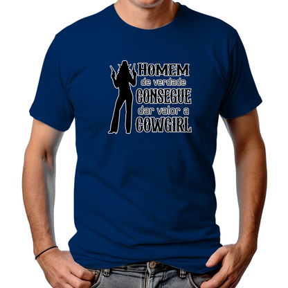 CAMISETA MASCULINA HOMEM DE VERDADE