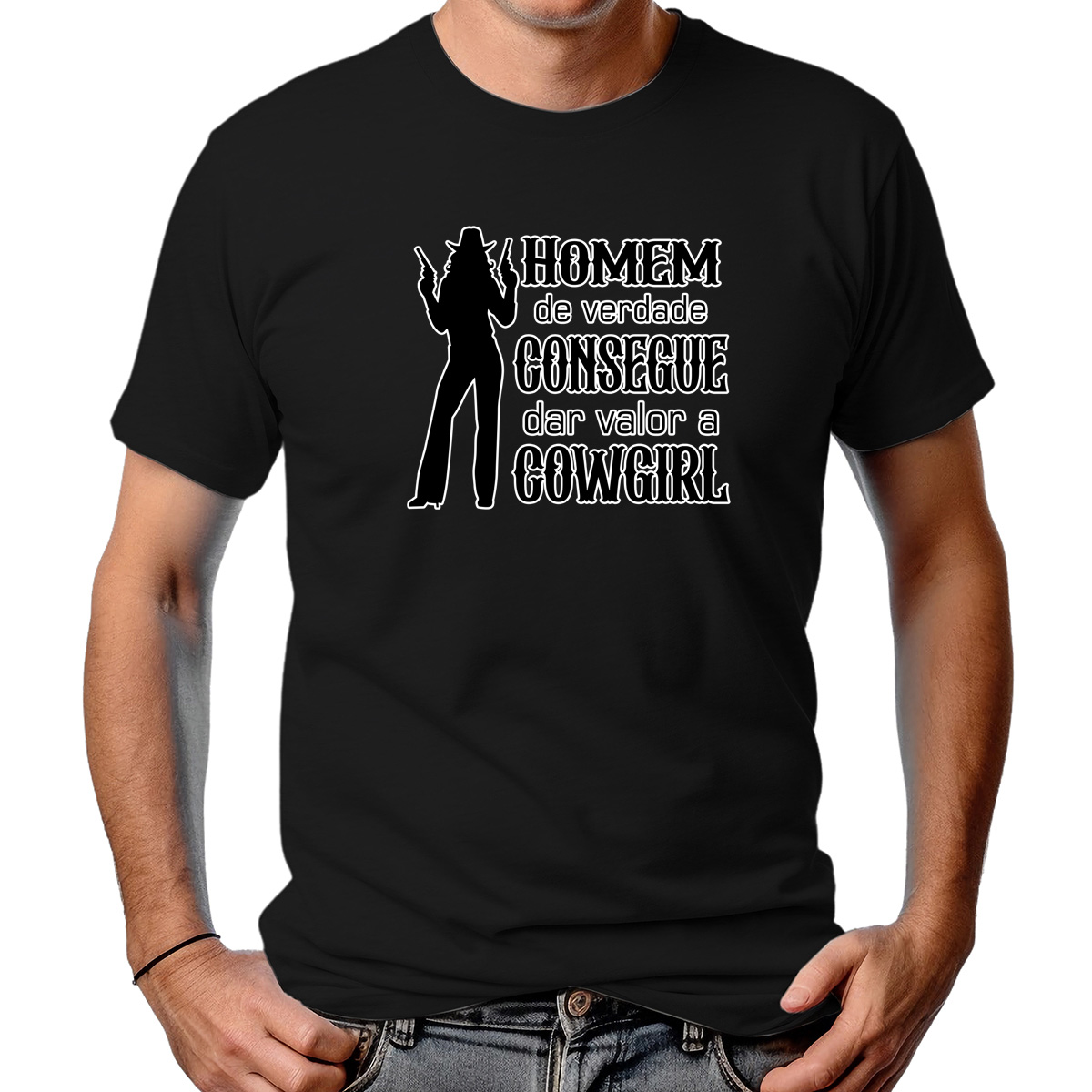 CAMISETA MASCULINA HOMEM DE VERDADE