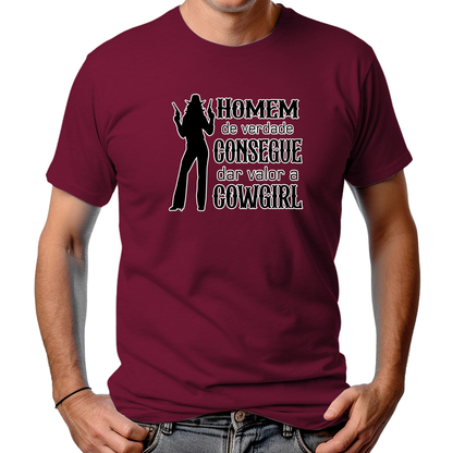 CAMISETA MASCULINA HOMEM DE VERDADE