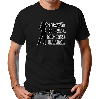 CAMISETA MASCULINA CORAÇÃO DE BRUTA