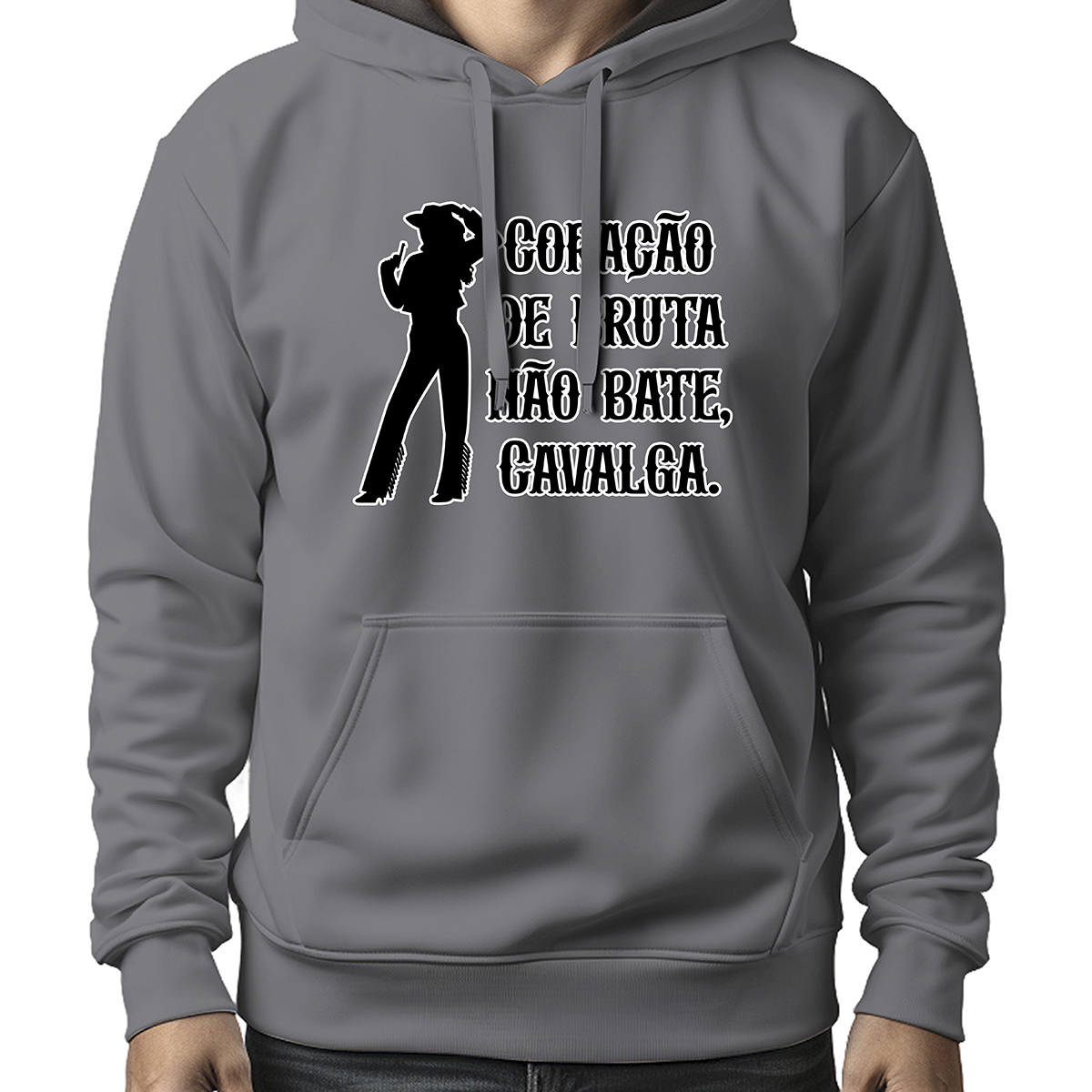 MOLETOM MASCULINO CORAÇÃO DE BRUTA
