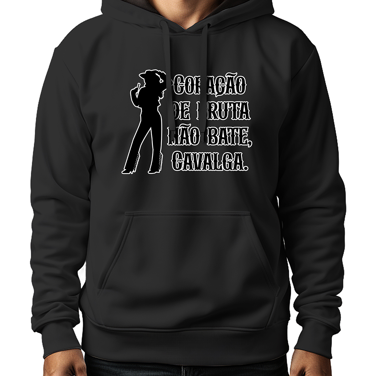 MOLETOM MASCULINO CORAÇÃO DE BRUTA