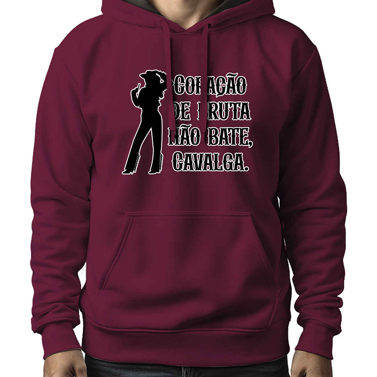 MOLETOM MASCULINO CORAÇÃO DE BRUTA
