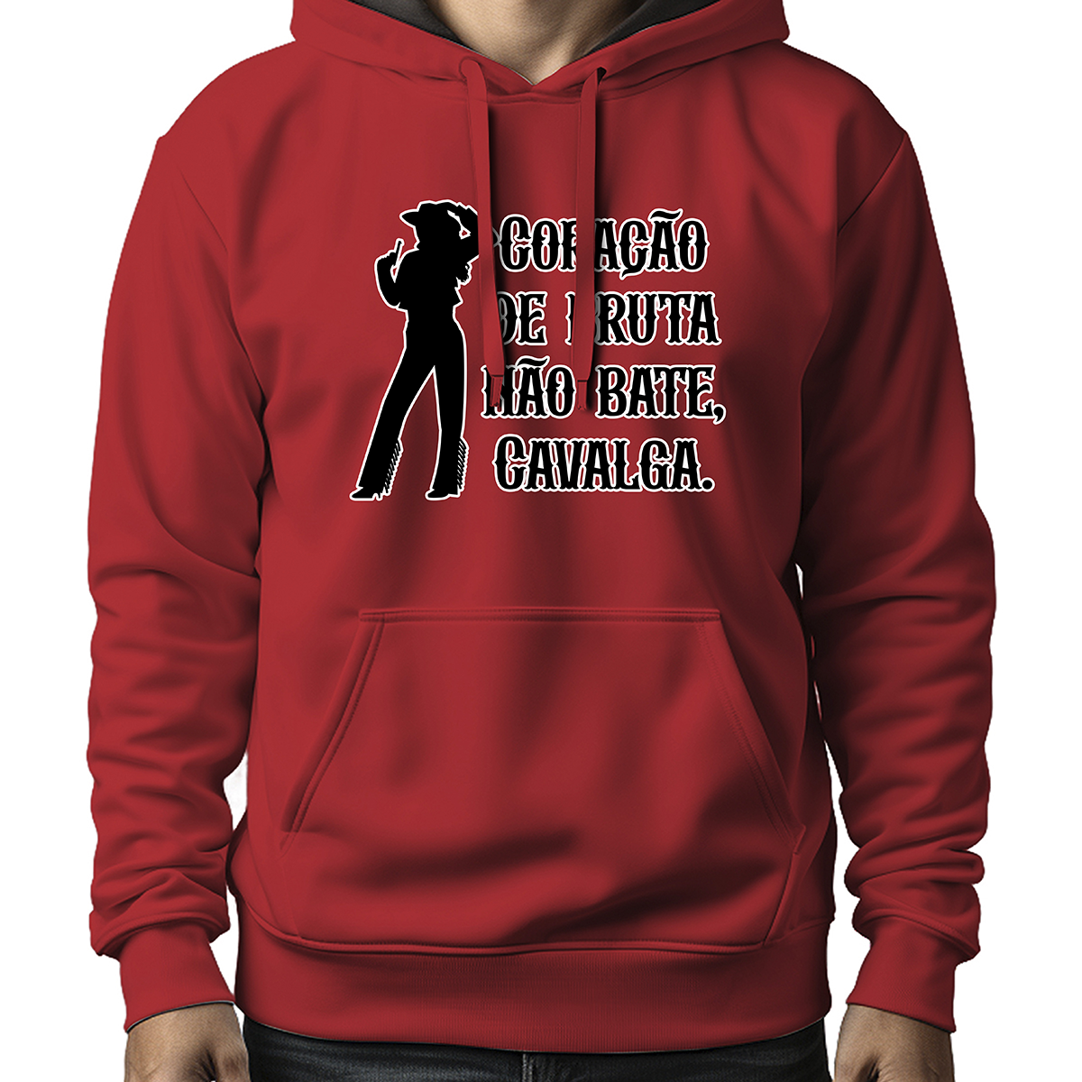 MOLETOM MASCULINO CORAÇÃO DE BRUTA