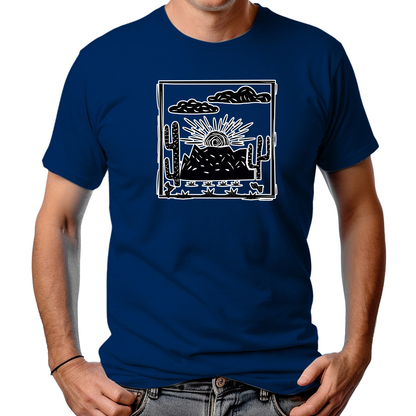 CAMISETA MASCULINA DESERT CACTUS