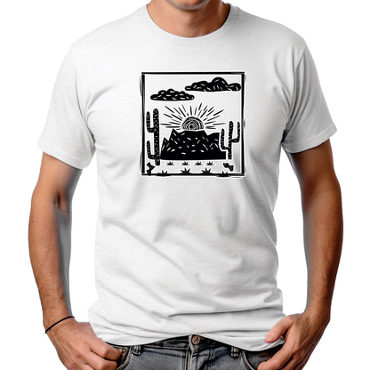 CAMISETA MASCULINA DESERT CACTUS