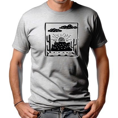 CAMISETA MASCULINA DESERT CACTUS