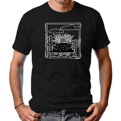 CAMISETA MASCULINA DESERT CACTUS