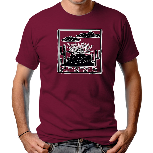 CAMISETA MASCULINA DESERT CACTUS