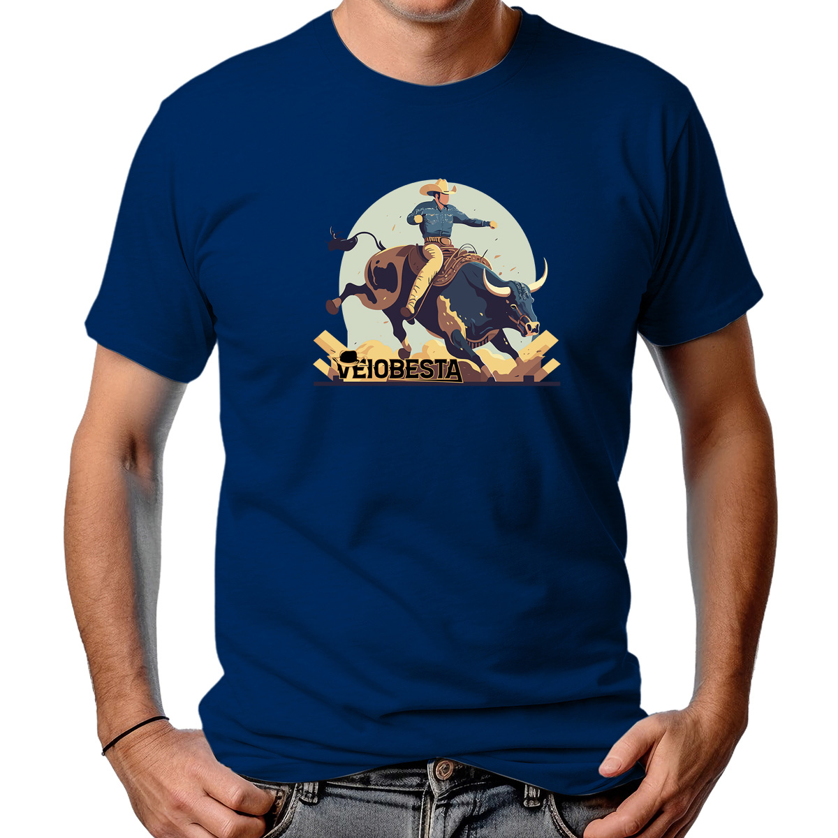 CAMISETA MASCULINA AMERICAN WEST