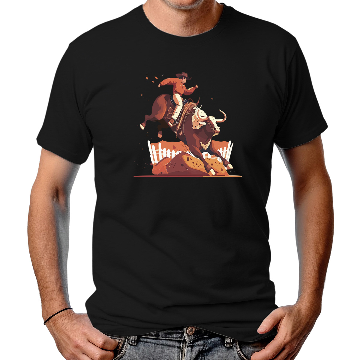 CAMISETA MASCULINA UNTAMED BULL