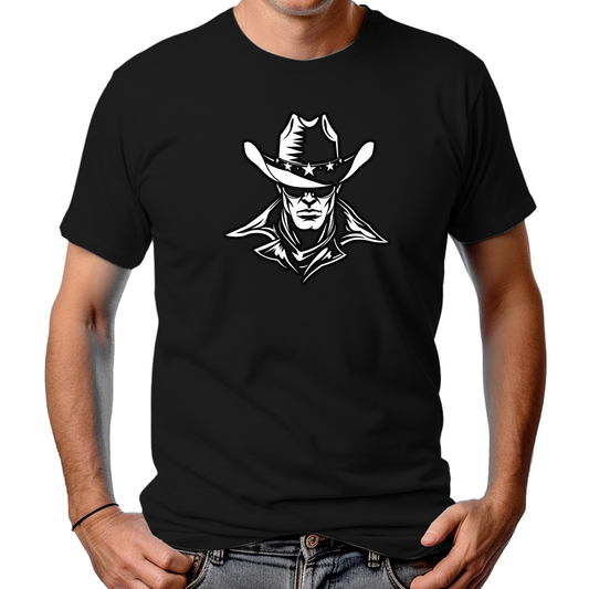 CAMISETA MASCULINA BAD WEST SHERIFF P/B