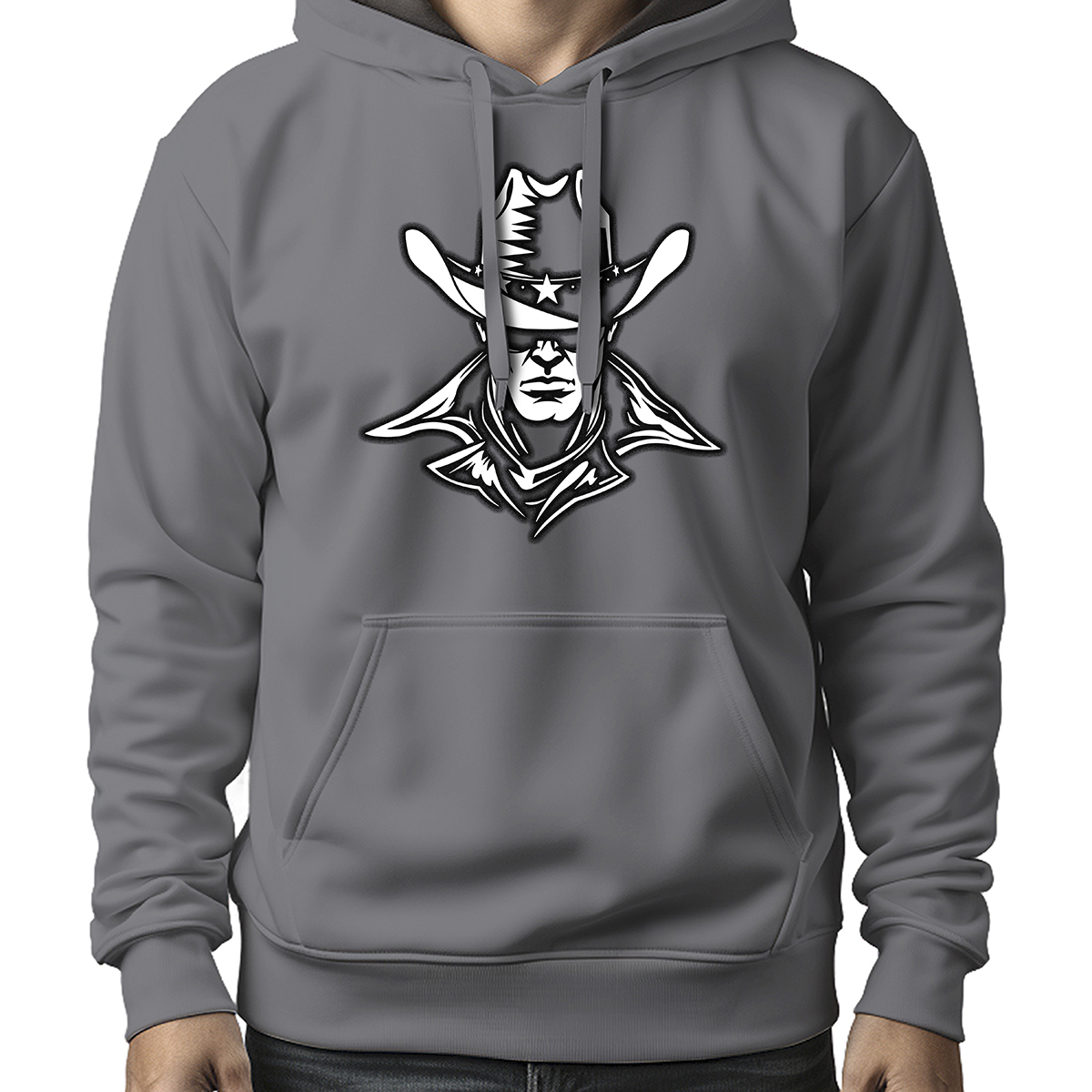 MOLETOM MASCULINO BAD WEST SHERIFF P/B