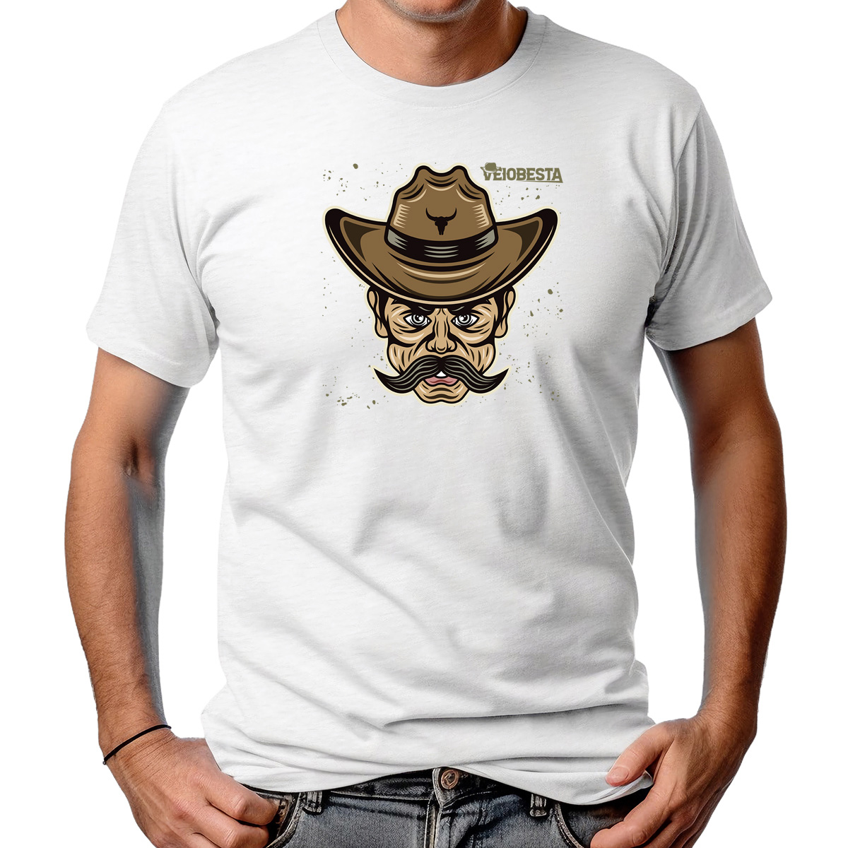 CAMISETA MASCULINA OLD CABALLERO
