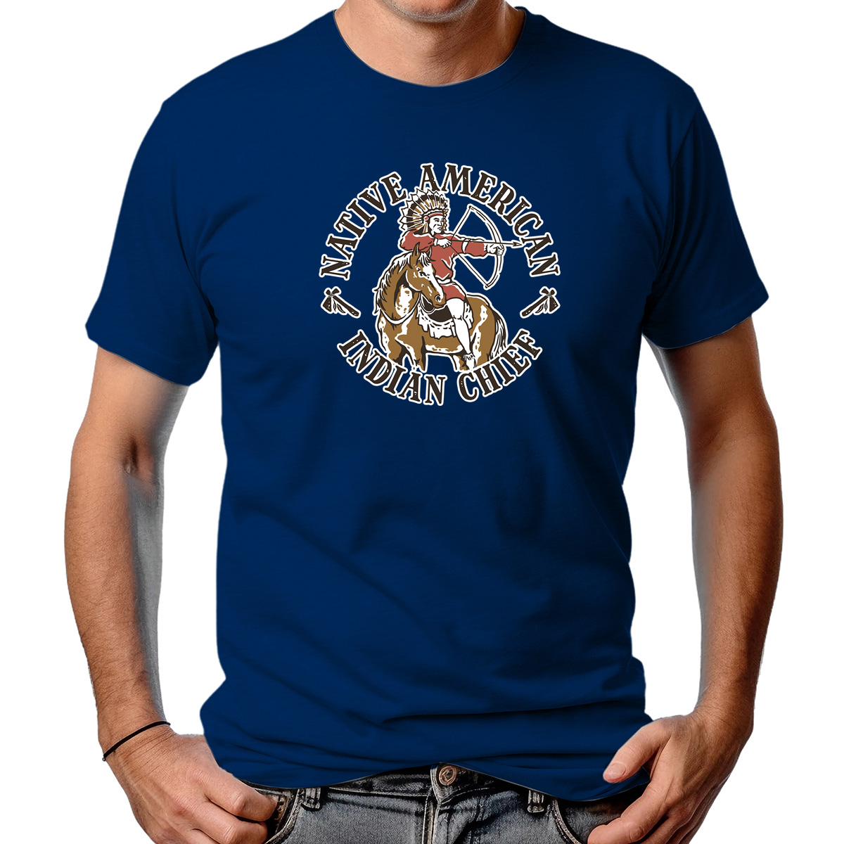 CAMISETA MASCULINA INDIAN CHIEF