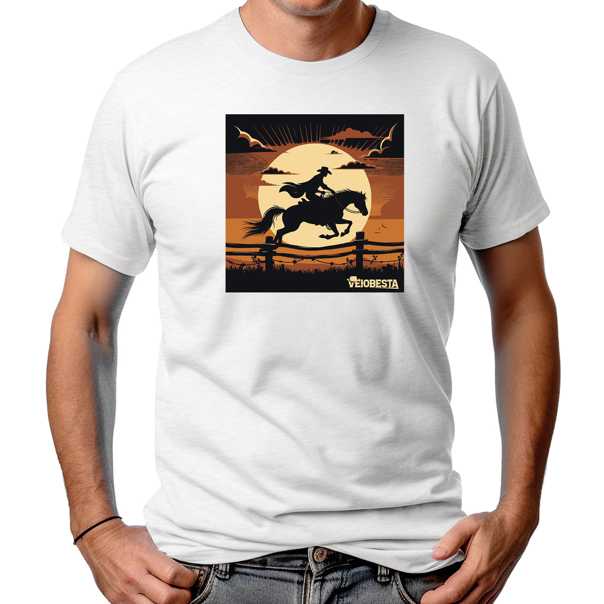 CAMISETA MASCULINA WESTERN FRONTIER