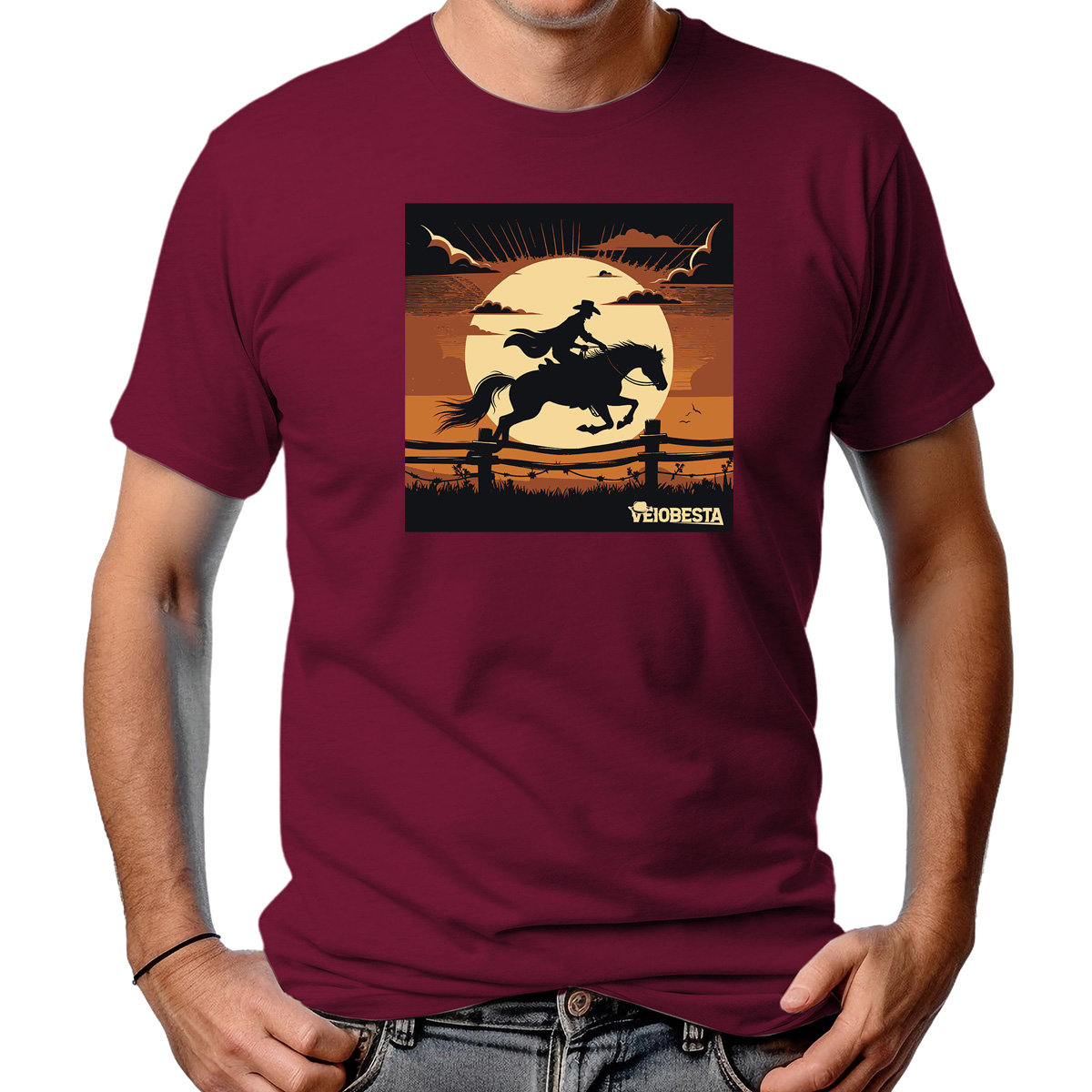 CAMISETA MASCULINA WESTERN FRONTIER