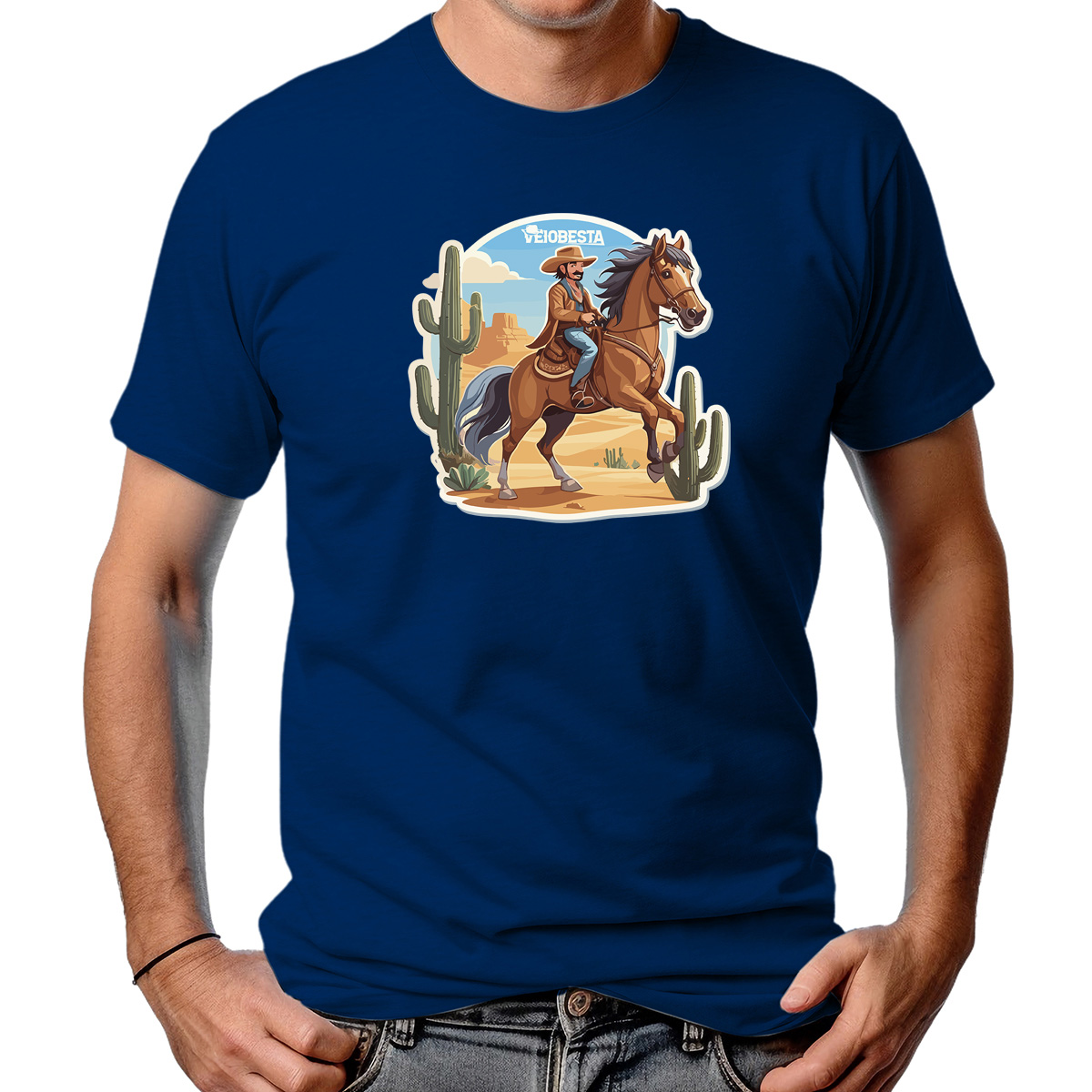 CAMISETA MASCULINA PEÃO RANCHEIRO