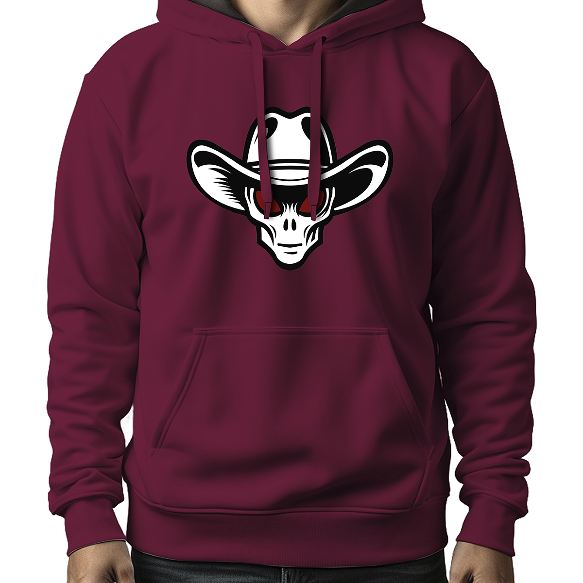 MOLETOM MASCULINO ALIEN SKULL
