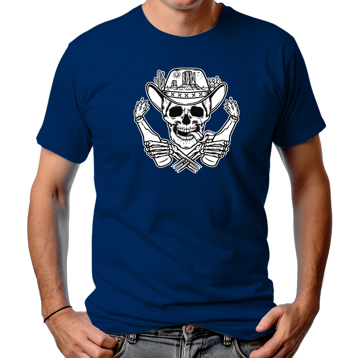 CAMISETA MASCULINA MOLOTOV SKULL