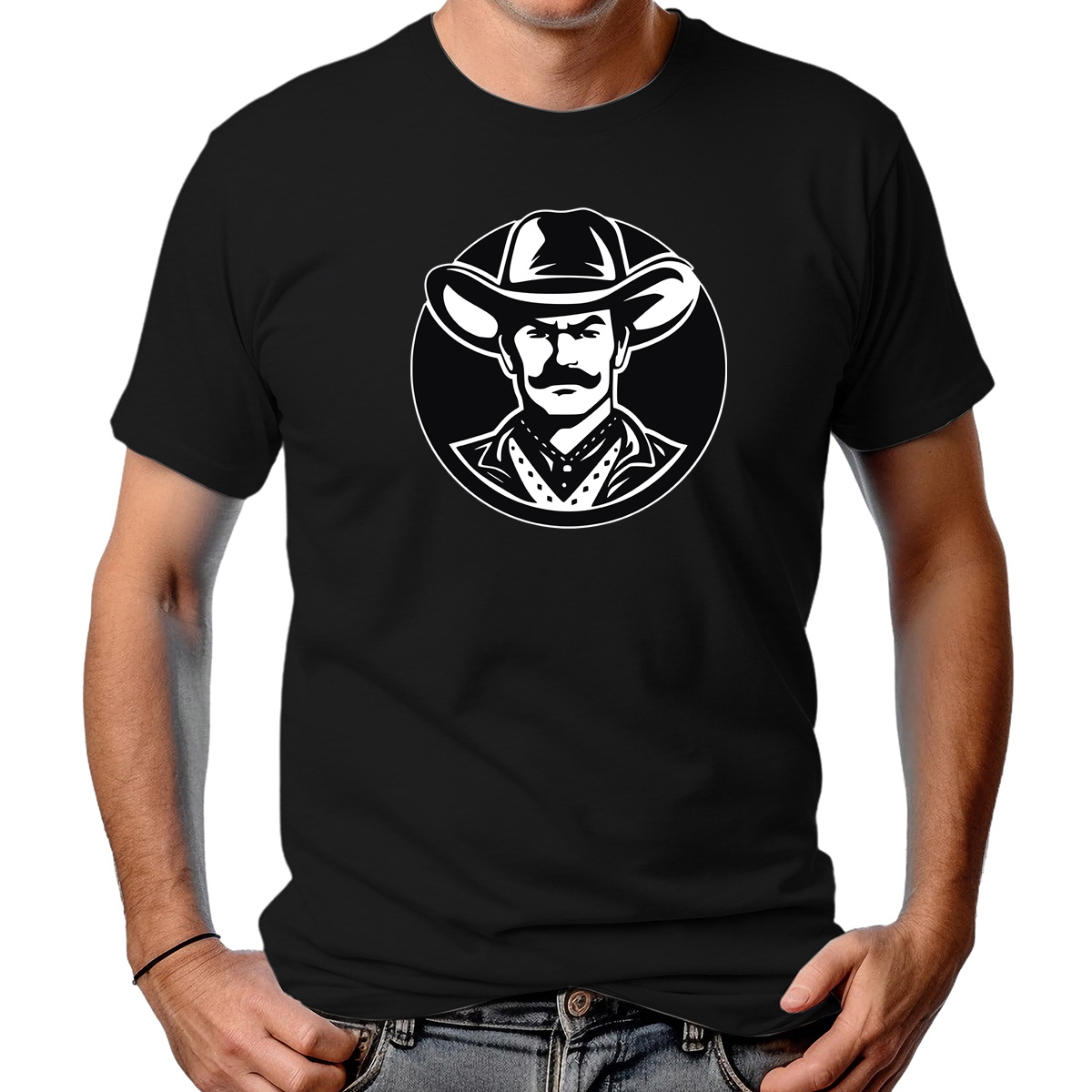 CAMISETA MASCULINA SHERIFF FAROESTE