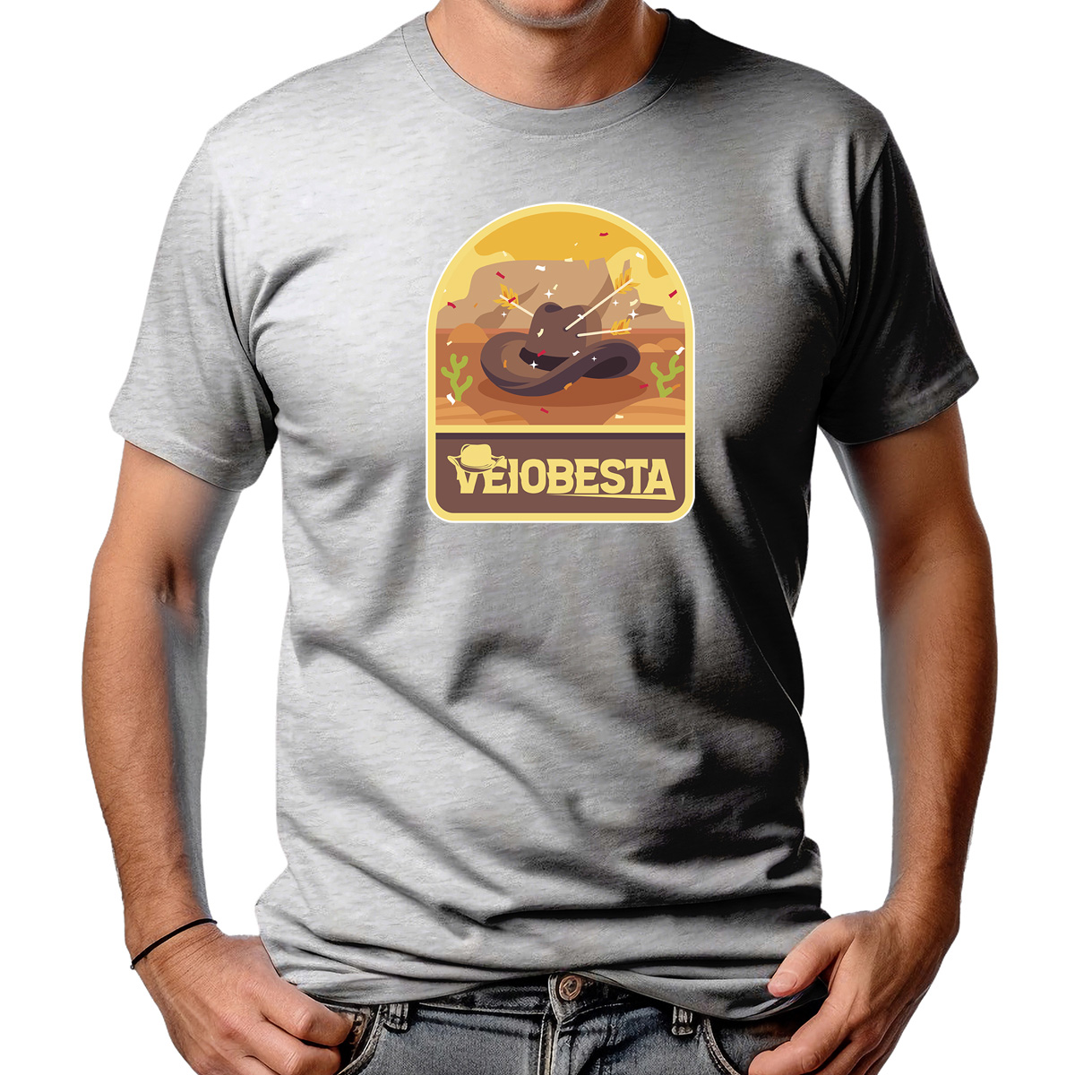 CAMISETA MASCULINA WILDWEST HAT